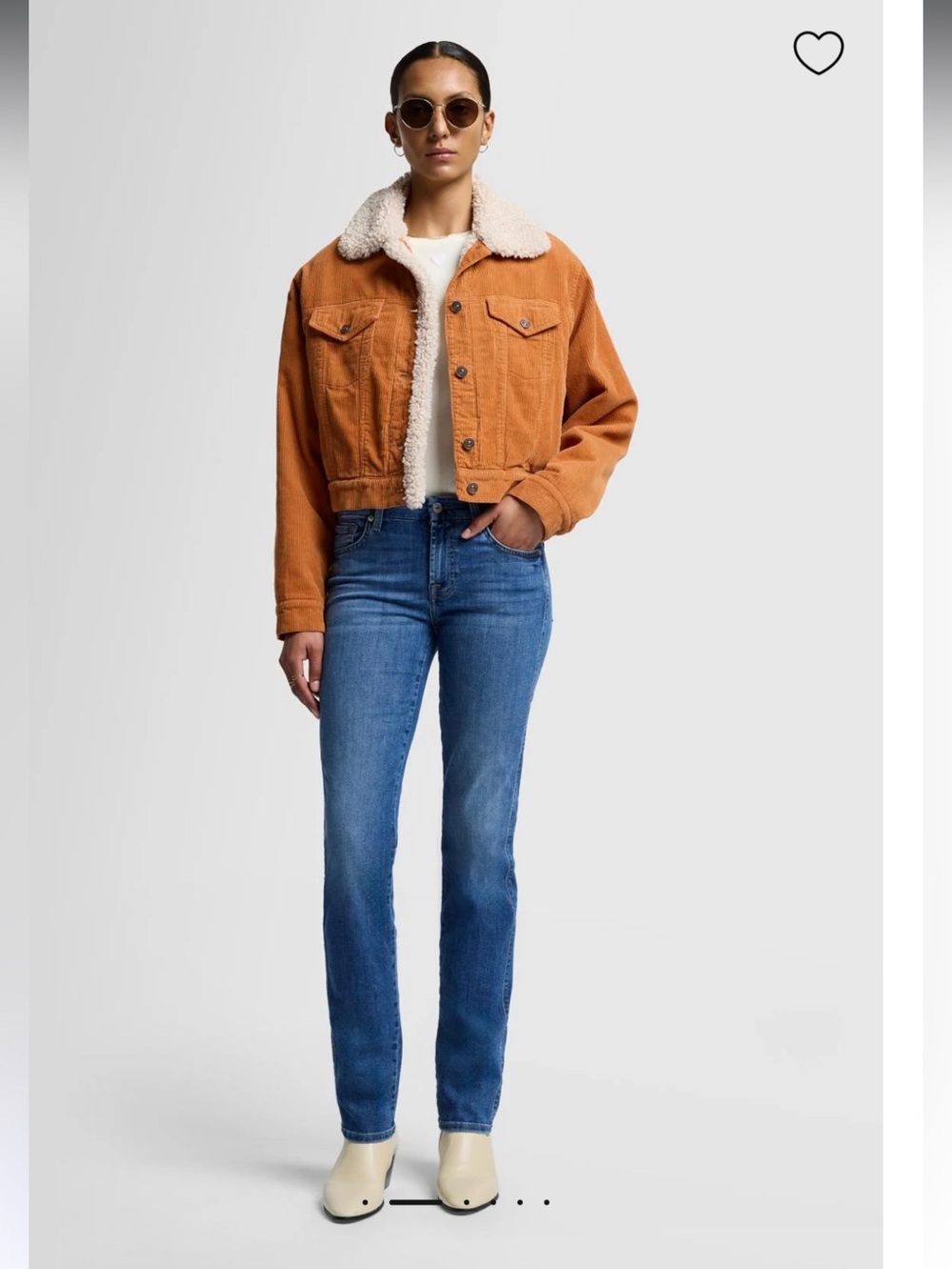 7 FOR ALL MANKIND Kimmie Straight Indigo Rinse Stretch Jeans